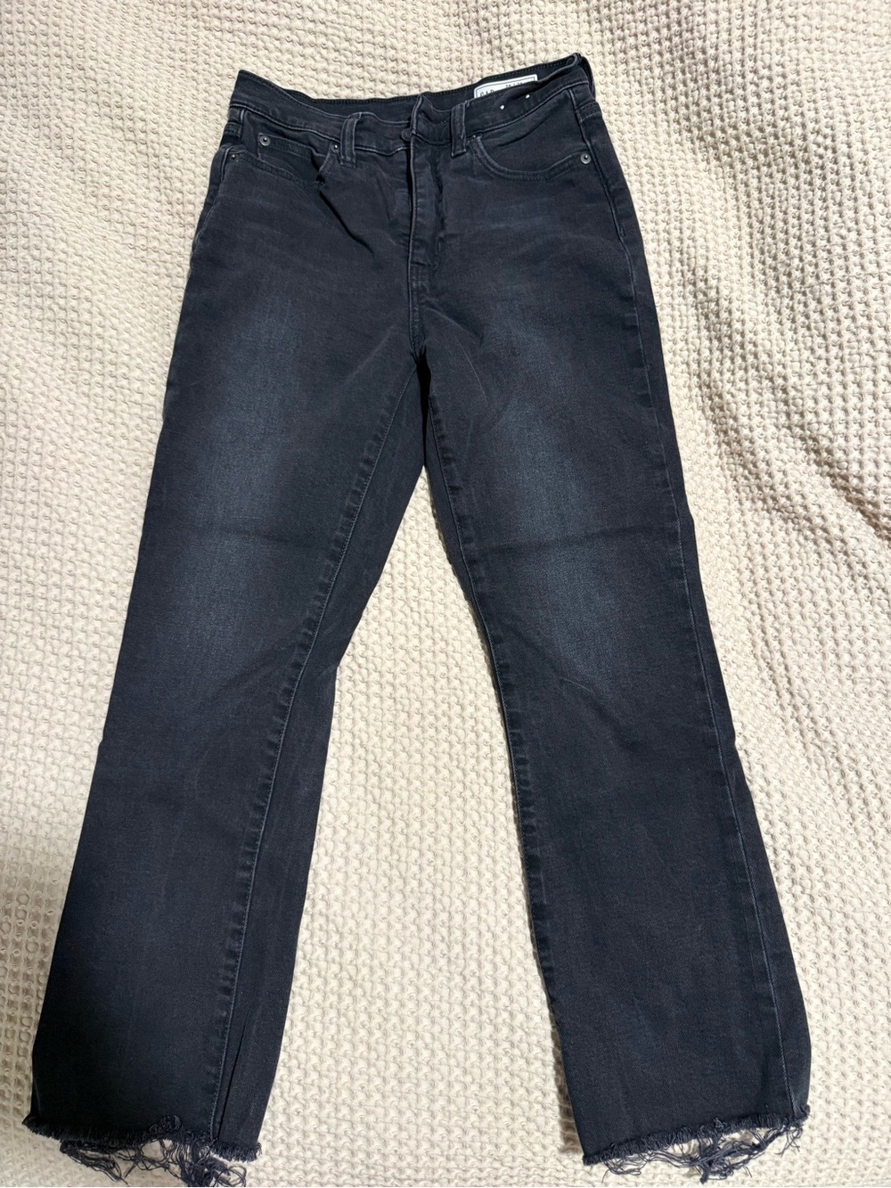 GAP Women's Black Straight Kick Fit Jeans